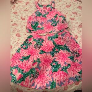 Lilly Pulitzer two piece skirt set size 12 NWT